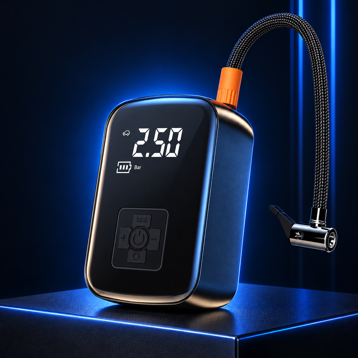 Zenforix Cordless Digital Tire Inflator — Zenforix branded detail view
