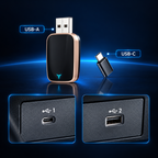 Zenforix Wireless CarPlay Adapter — branded detail view