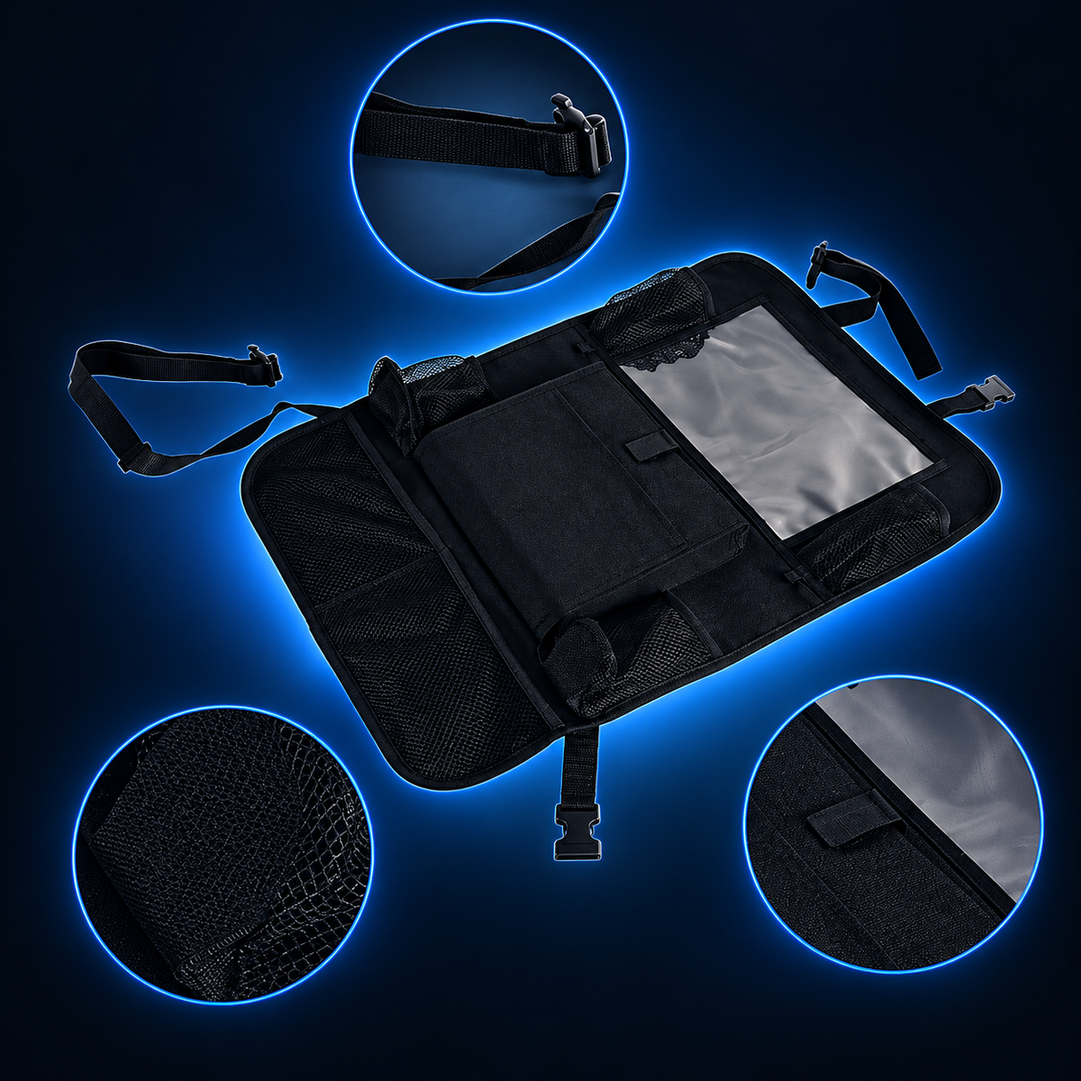 Zenforix Backseat Travel Organizer — branded detail view