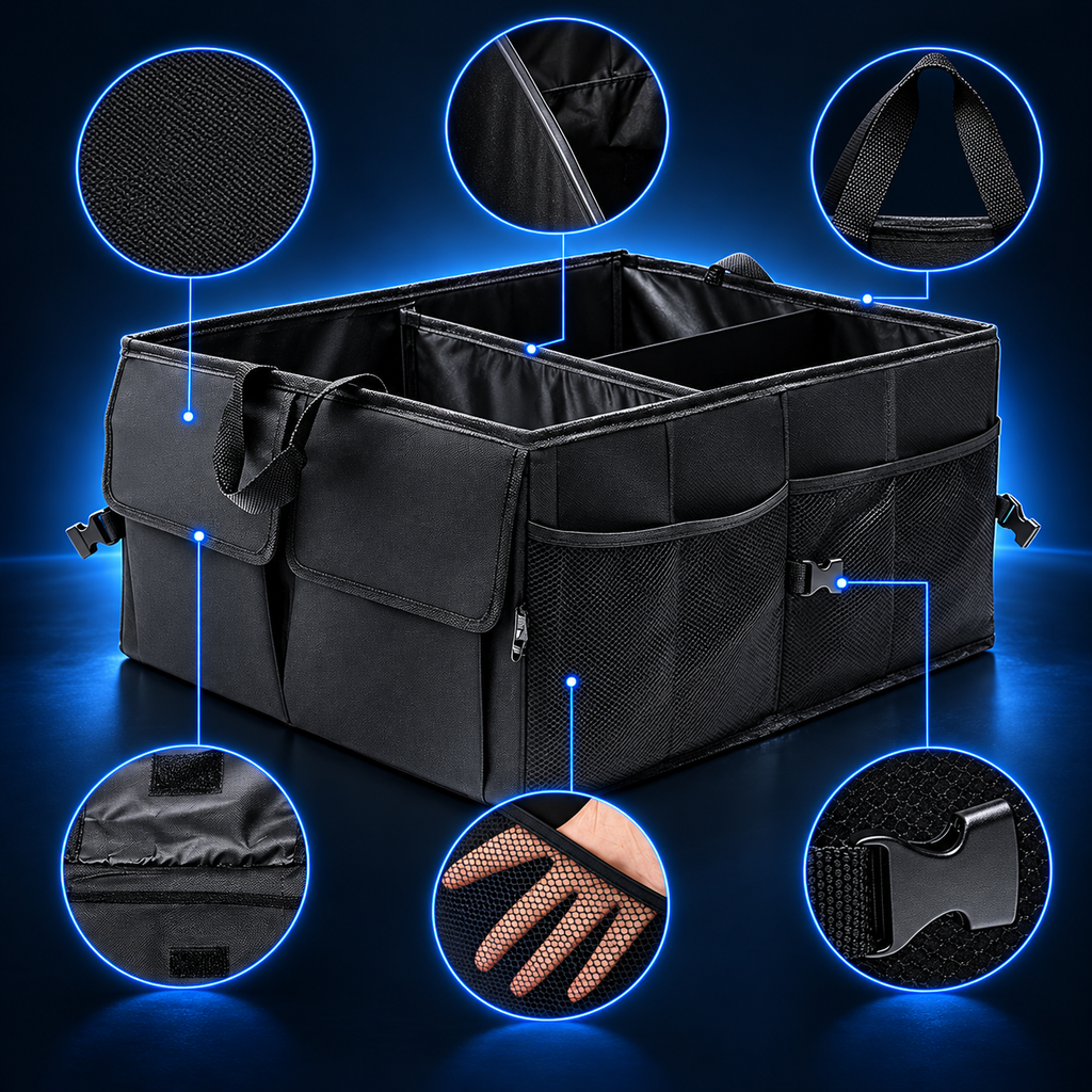 Zenforix 40L Foldable Trunk Organizer — branded gallery view