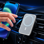 Zenforix 15W Magnetic Air-Vent Wireless Charging Mount — Zenforix branded detail view