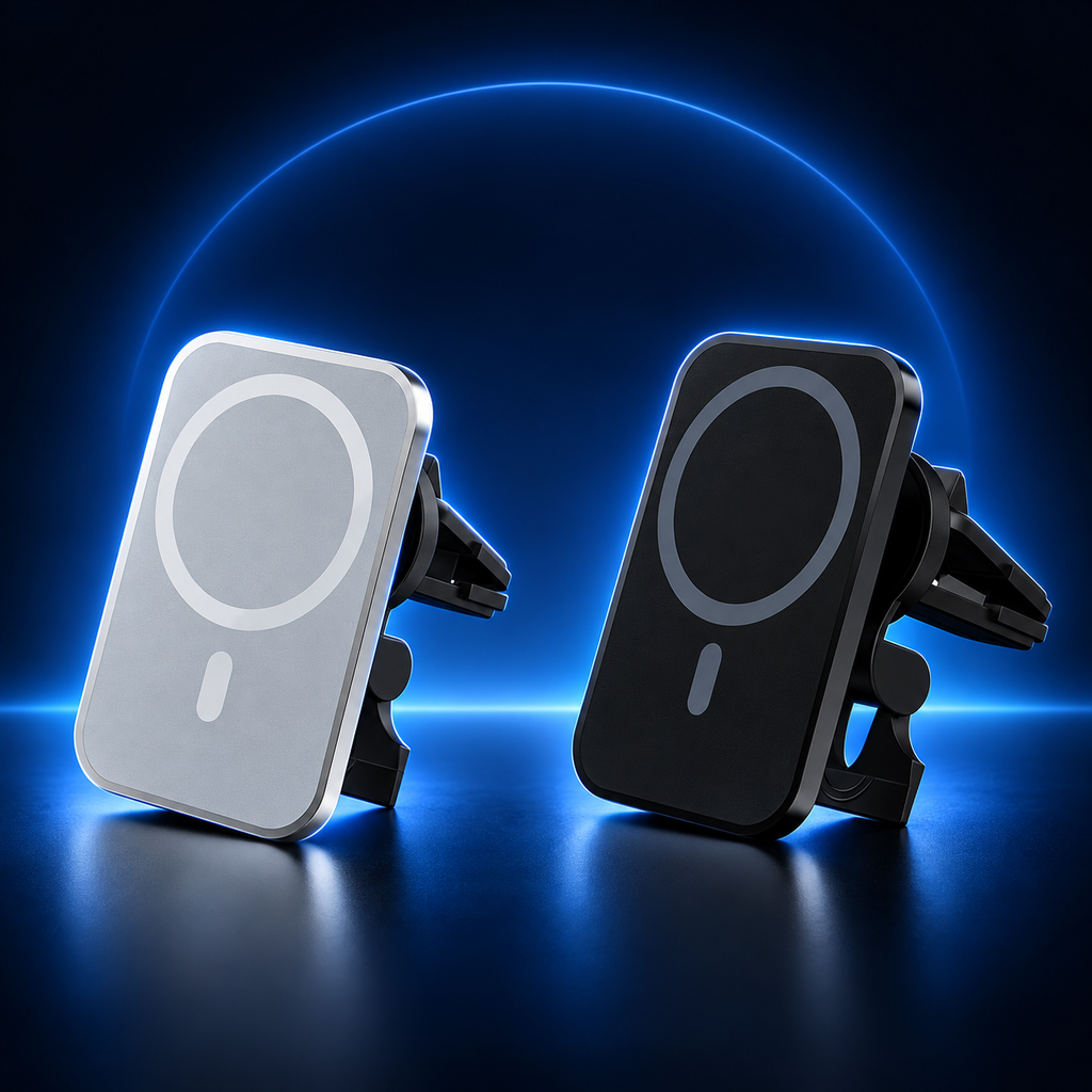 Zenforix 15W Magnetic Air-Vent Wireless Charging Mount — Zenforix branded detail view