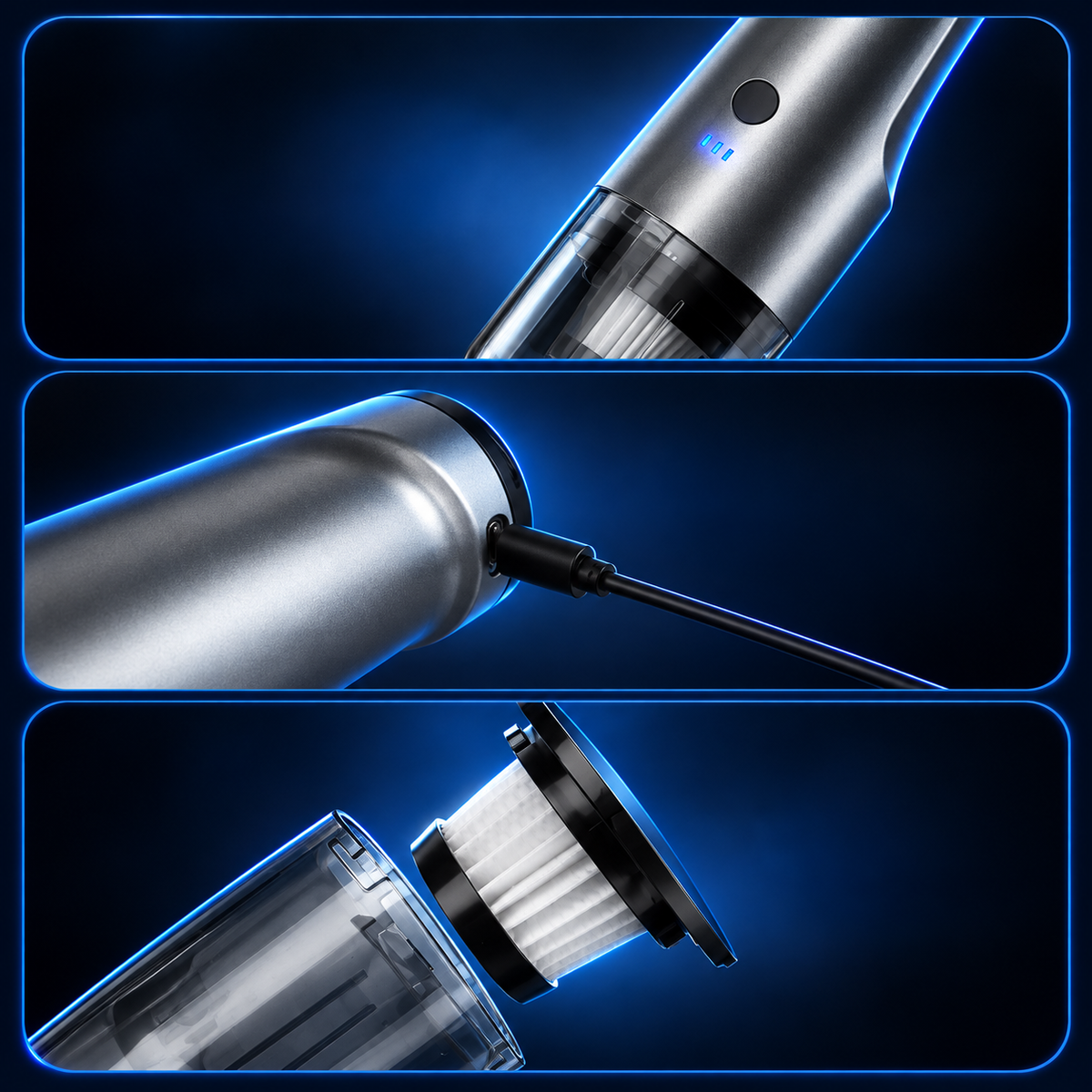 Zenforix Brushless Cordless Car Vacuum — Zenforix branded gallery view