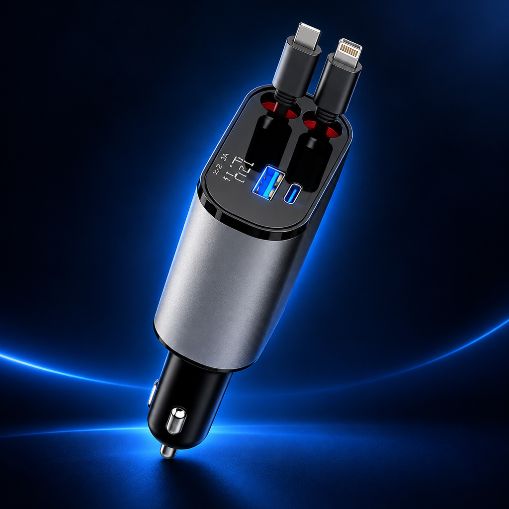 Zenforix Retractable Car Charger — Zenforix branded product cover