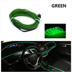 Ambient light strip installed in vehicle