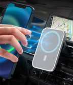 Zenforix 15W magnetic air-vent wireless charging mount product view.