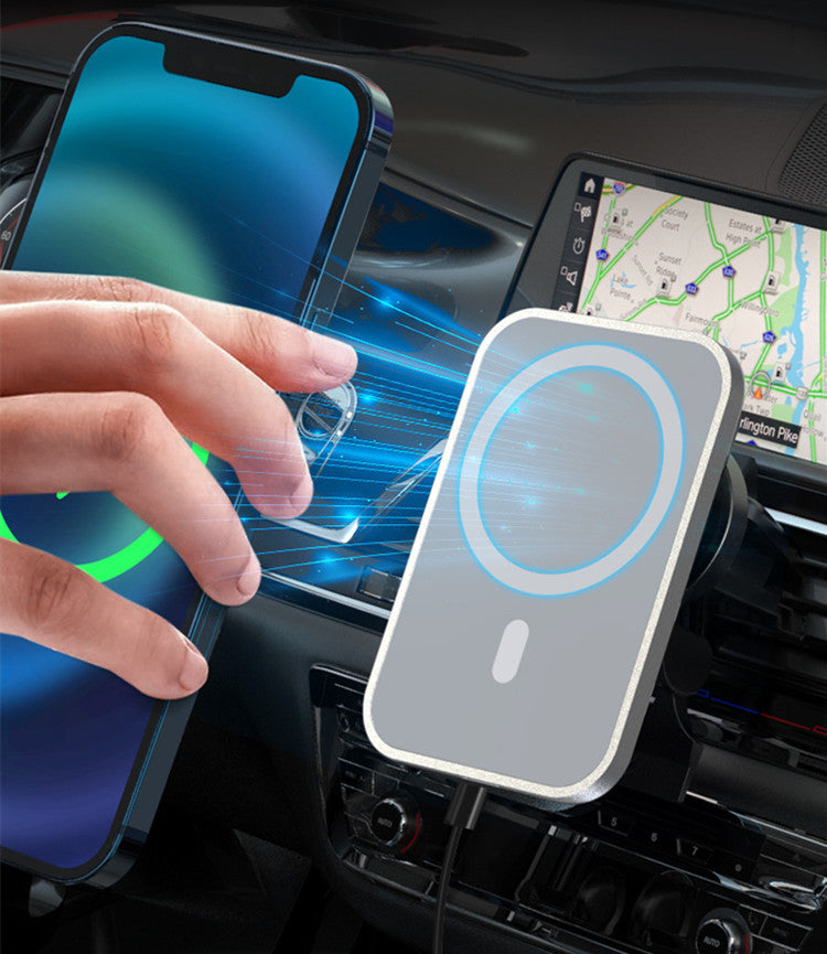 Zenforix 15W magnetic air-vent wireless charging mount product view.