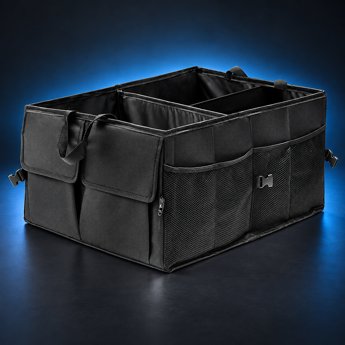Zenforix 40L foldable trunk organizer in black