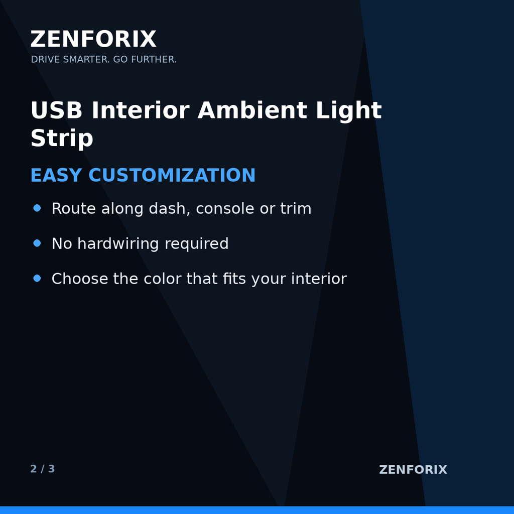 Zenforix ambient light color customization