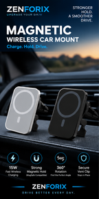 Zenforix 15W Magnetic Air-Vent Wireless Charging Mount