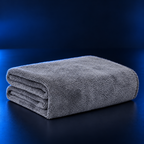 AI color illustration — Grey microfiber towel; actual shade may vary