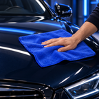 AI lifestyle illustration — Zenforix Microfiber Detailing Towel